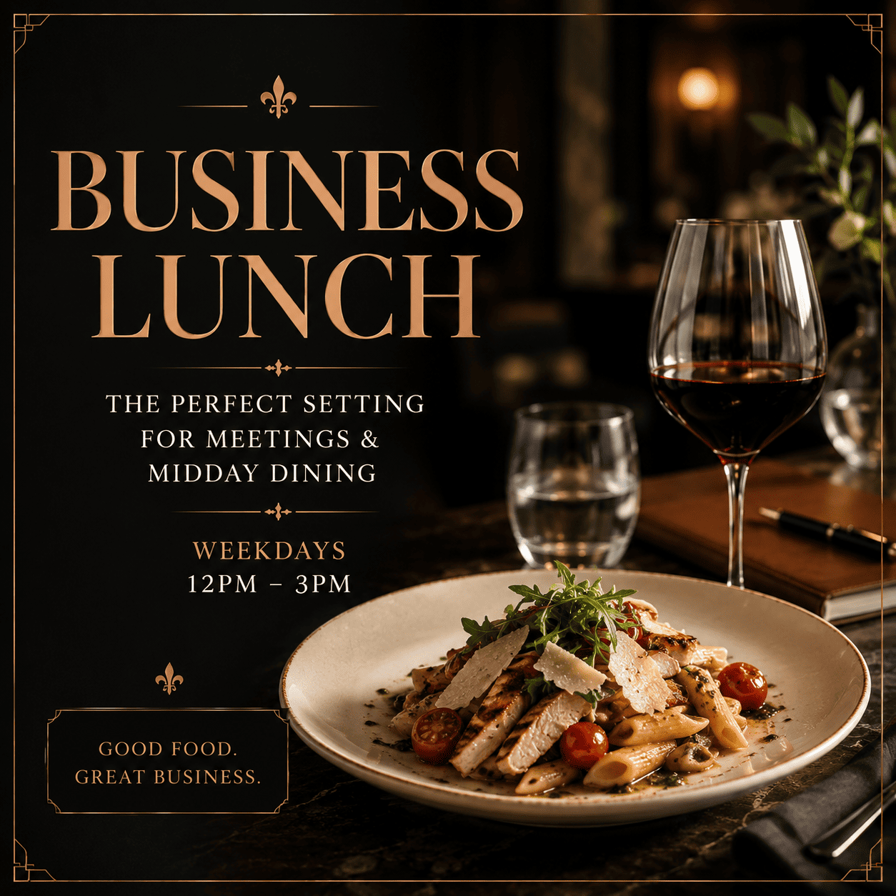 Business Lunch promotion